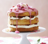 English rose cake recipe | BBC Good Food image