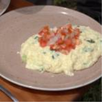 Ostrich Egg Inspired Scrambled Eggs from Scrambled on the ... image