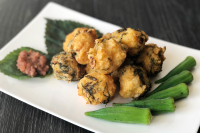 Japanese Prawn Fritters with Shiso and ... - Asian Recipes image