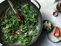 Baby Kale Stir-Fried with Oyster Sauce Recipe - Andrea ... image