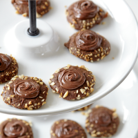 Chocolate-Hazelnut Thumbprints Recipe | MyRecipes image
