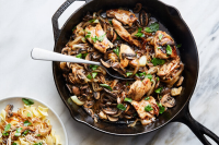 Skillet Chicken With Mushrooms and Caramelized Onions Recipe image