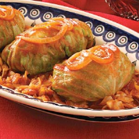 Sweet & Sour Stuffed Cabbage Recipe: How to Make It image