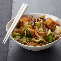 Crispy Tofu with Noodles Recipe - Pino Maffeo | Food & Wine image