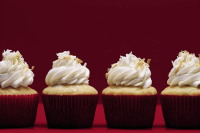 Vanilla Bean-Coconut Cupcakes with Coconut Frosting Recipe ... image
