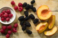 Nectarines and Berries in Wine Sauce Recipe - NYT Cooking image