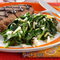 Spinach & Feta Saute Recipe: How to Make It image