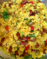 Mexican Yellow Rice and Black Beans Recipe - Food.com image
