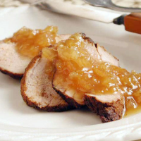 Spicy Pork Tenderloin with Ginger-Maple Sauce Recipe ... image