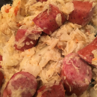 Polish Sausage Kraut Skillet Recipe | Allrecipes image
