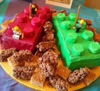 Lego Birthday Cake | BBC Good Food image