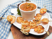 Grilled Shrimp Kabobs and Dipping Sauce Recipe | Allrecipes image