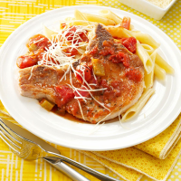 Italian Chops With Pasta Recipe: How to Make It image