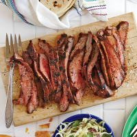 Spice-rubbed Grilled Flank Steak Recipe | MyRecipes image