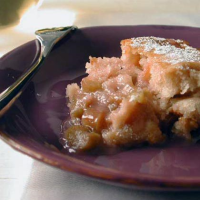 Rhubarb Pudding Cake Recipe | MyRecipes image