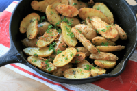 Roasted Garlic-Parmesan Fingerling Potatoes Recipe ... image