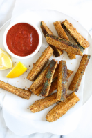Healthy Baked Zucchini Sticks (Oven or Air Fryer ... image