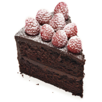 Chocolate Raspberry Layer Cake Recipe | Epicurious image