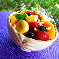 FRUIT SALAD WITH HONEY LIME DRESSING RECIPES