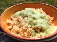 Quinoa With Creamy Garlic Sauce Recipe - Food.com image