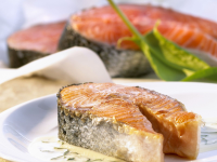 Roasted Salmon Steaks recipe | Eat Smarter USA image