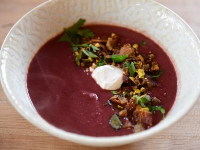 Purple Sweet Potato Soup Recipe | Ree Drummond | Food Network image