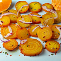 Roasted Golden Beets with Orange Pepper Vinaigrette Recipe ... image