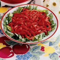 Sweet Red Pepper Salad Recipe: How to Make It image