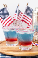 Alcoholic Drinks – BEST Vodka Red White And Blue Layered ... image