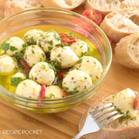 Easy Marinated Mozzarella Balls | Recipe Pocket image
