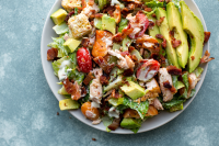 Best Salmon BLT Salad Recipe-How To Make ... - Delish.com image