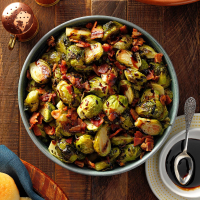 Roasted Brussels Sprouts with Bacon Recipe: How to Make It image