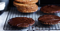 Chocolate hob-nob biscuit recipe | Gourmet Traveller image