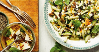 Minty-Fresh Zucchini Salad with Marinated Feta Recipe ... image