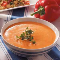 Roasted Red Peppers Soup Recipe: How to Make It image