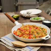 Fajita Chicken & Rice Skillet Recipe | Allrecipes image