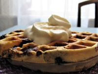 Blueberry Waffles Recipe - Food.com image