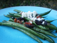 Greek Style Green Beans With Tomatoes and Feta Cheese ... image