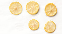 Candied Lemon Slices and Lemon Syrup Recipe | Martha Stewart image
