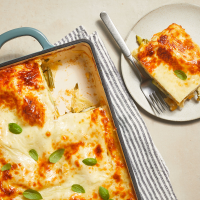 Vegetable Lasagna with White Sauce Recipe | EatingWell image