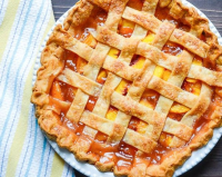 Fresh Peach Pie with Lattice Crust Recipe | SideChef image