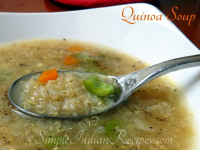 Quinoa Soup | Simple Indian Recipes image