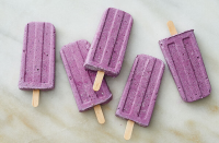 Blueberry Cream Popsicles Recipe - NYT Cooking image