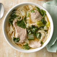 Pork & Bok Choy Udon Soup Recipe: How to Make It image