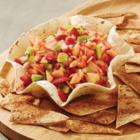 Easy Tortilla Bowl with Sweet or Savory Salsa - Recipes | Pampered Chef US Site image