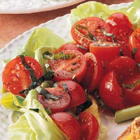 Basil Cherry Tomatoes Recipe: How to Make It image