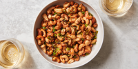 Fried Cashews With Lime Zest and Chile Recipe | Epicurious image