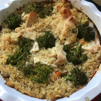 Leftover Chicken Soup and Rice Casserole - Jamie Geller image