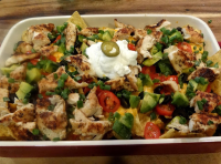 BONNIE'S: THE ULTIMATE CHICKEN NACHOS | Just A Pinch Recipes image