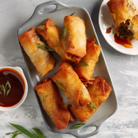 Egg Rolls Recipe: How to Make It - Taste of Home: Find Recipes, Appetizers, Desserts, Holiday Recipes & Healthy Cooking Tips image